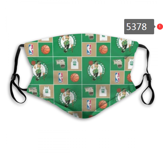 2020 NBA Boston Celtics #3 Dust mask with filter->nba dust mask->Sports Accessory